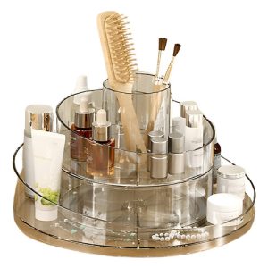 Organizador De Maquillaje Multifuncional Giratorio 360 Transparente