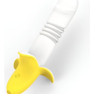 Vibrador Punto G Forma De Banana Estimulador Amarillo