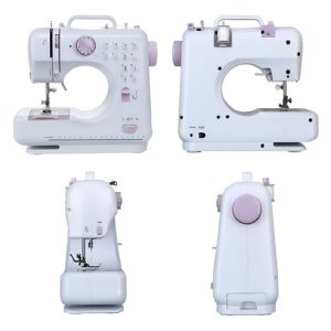 Mini Máquina De Coser Sobremesa Irm Portable Color Blanco