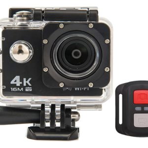 Cámara Deportiva De Acción Sumergible 4k Negro