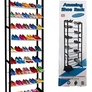 Organizador De Calzado Zapatos 30 Pares Zapatero 10 Niveles Color Colores