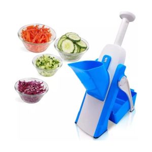 Mandolina Rebanadora Segura Verduras Comidas Picadora 5 En 1 Gris