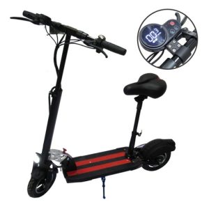 Patineta Electrica Scooter Silla Segway Monopatín Plegable Negro Negro