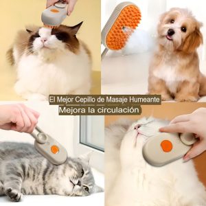 Cepillo A Vapor 3 En 1 Automático Roro Para Perros Y Gatos Pequeños
