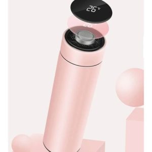Termo Digital Acero Inoxidable Inteligente 500ml Color Rosa