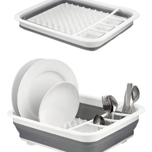 Estante De Platos Plegable Escurridor De Platos Plegable D