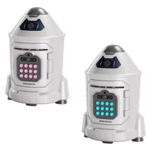 Alcancía Electrónica Traga Billetes Caja Fuerte Cohete Aleatorio Alcancia Cohete