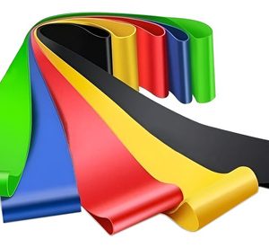 Kit 5 Bandas Elásticas Ejercicio Intensidad Variable Resistencias