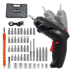 Destornillador Inalambrico Electrico 47 En 1 Recargable Negro