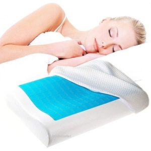 Almohada Ortopédica Viscoelastica Cervical Memory Funda Blanco