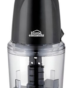Picatodo Mezclador Capacidad 500ml Picador Home Elements Color Negro Hecm-6617