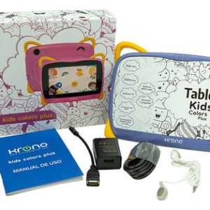 Tablet Para Niños Y Niñas Kids Color Plus 3gbramx32gb Krono Color Índigo