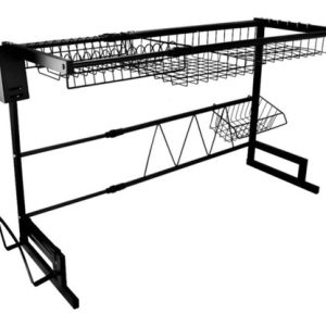 Organizador Platos Escurridor Platero Expandible Boccherini Negro