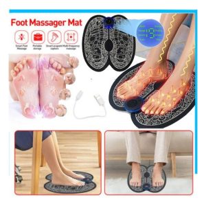 Electro Masajeador Para Pies Recargable Vía Usb Negro