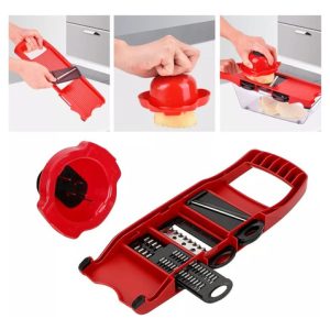 Picador De Verduras Multifuncional Cortador Verduras Gris