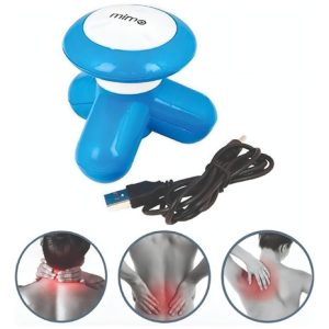 Masajeador Eléctrico Uitech Azul Mini Mimo Para Cuerpo Espalda Cuello Pies