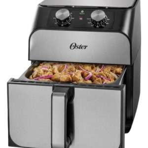 Freidora De Aire Oster Sin Aceite 6.8 Lts 200°c Diamondforce Silver