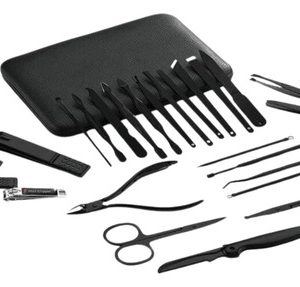 Kit Manicure Grande Estuche De Lujo Corta Uñas Y Accesorios