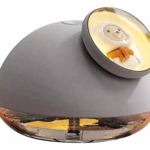 Humidificador Difusor De Aromas Nave Osito Polar Blanco