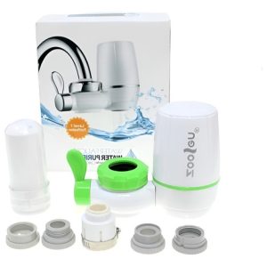 Filtro Purificador De Agua Para Adaptador De Grifo Color Blanco