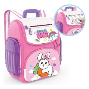 Alcancias Electrónica Musical Forma Maleta Conejo Diversion Rosa Conejo