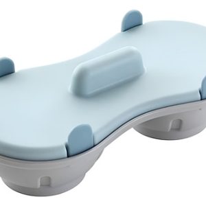 Vaporera Cocedor De Huevos Microondas Separador Clara Yemas Azul Claro