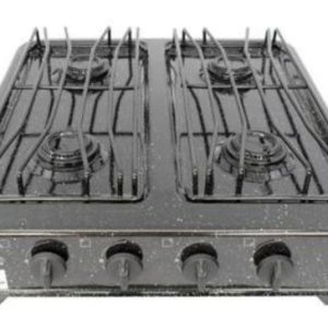 Estufa 4 Puestos Continental Cocina De Mesa Esmaltada Negro Malteada