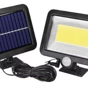 Lampara Pared Solar Sensor Movimiento Impermeable Exterior - Blanco