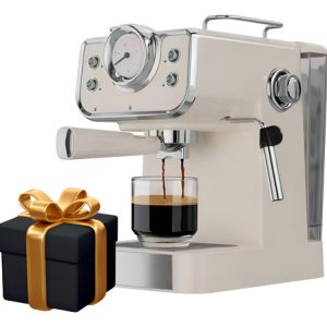 Maquina Para Cafe Expreso Capuchino 20bar Renahouse + Color Hueso