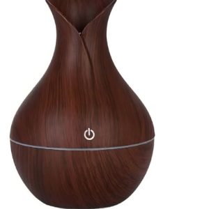 Difusor De Aromas 130 Ml Humidificador Aromaterapia Ultrason Color Wengue