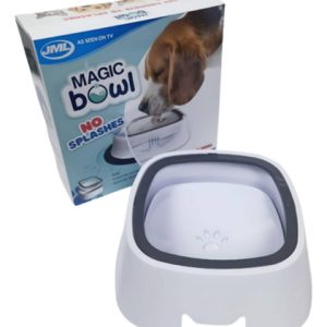 Bebedero Antiderrame Para Perros Y Gatos Antiderrames Blanco