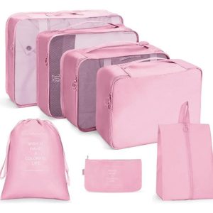 Set Bolsas Organizador De Ropa Para Viaje Organizador Maleta