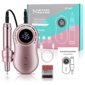 Pulidor De Uñas Profesional Manicure Pedicure Jf-602 Gris