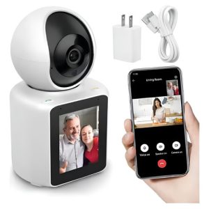 Camara Con Pantalla Bidireccional Y Funcion Llamada Color Blanco