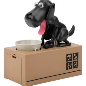 Alcancía Electrónica Para Niños Y Niñas, Color Perro Negro