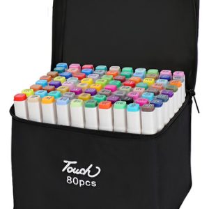 Marcadores 80 Colores Doble Punta Alcohol Universal Importaciones Con Estuche