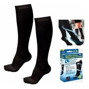 Medias De Compresión Miracle Unisex Circulación Varices