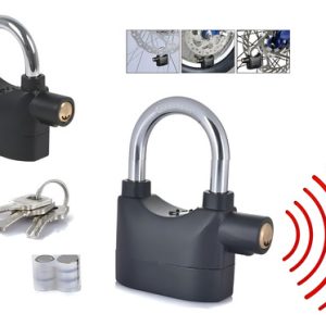 Candado Kinbar Moto Alarma 110db Acero Anticorte Sensor Movimiento