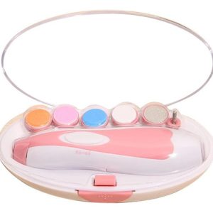 Lima Electrica Corta Uñas Bebe - Unidad Color Rosado