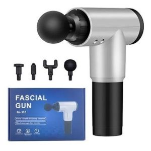 Masajeador Muscular Fascial Gun 6 Velocidades Azul