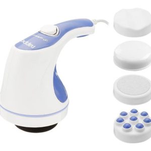 Masajeador Corporal Nappo Eléctrico 4 Cabezales Incluidos Blanco