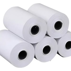 5 Rollos Térmico Para Mini Impresora Portàtil Bluetooth Blanco