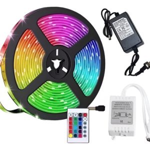 Cinta Led Rgb 10 Metros Multicolor Con Control Remoto  Multicolor