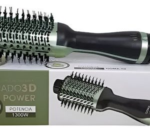 Cepillo Alisador Secador Giratorio Avocado 3d Gris