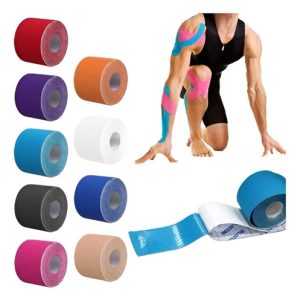 Cinta Kinesiológica Tape Neuromuscular Altletica 5cm Variado