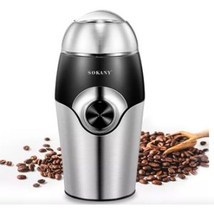 Molinillo De Café Sokany Sk-3024 Molino De Café Eléctrico Plateado