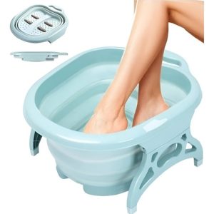 Tina De Pies Pedicura Hidromasaje Portátil Spa Masajeador