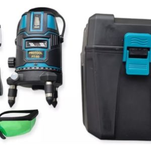 Nivel Laser 5 Líneas Verde Autonivelante Recargable Trípode