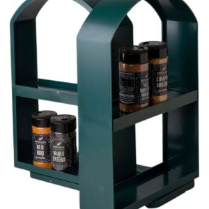 Condimentero Repisa Organizador De Condimentos Especiero Verde Oscuro