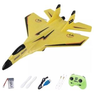 Avión A Control Remoto Indestructible Planeador Mig -320 Gris